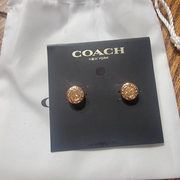 Coach new earrings New In Bag - Picture 1 of 3
